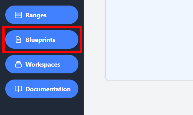 The Blueprints button in the main navigation sidebar.